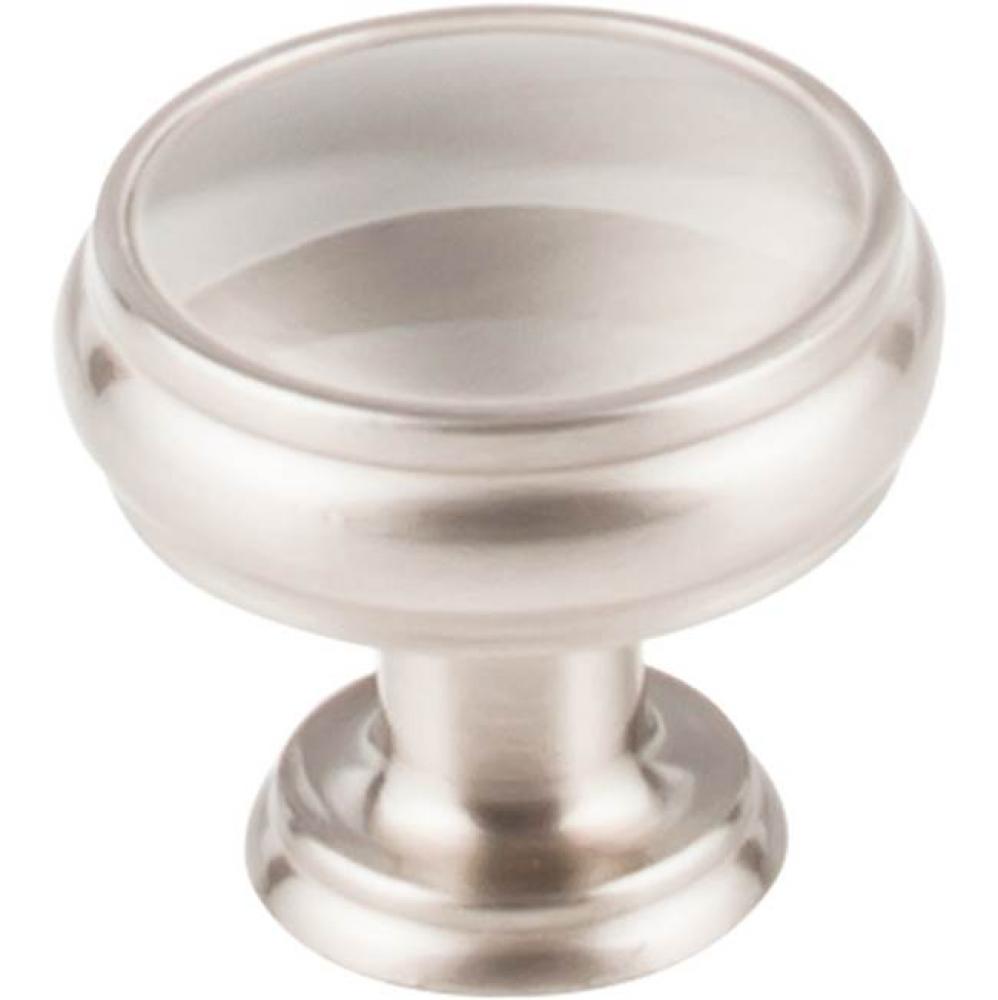 Eden Knob 1 3/8 Inch Brushed Satin Nickel