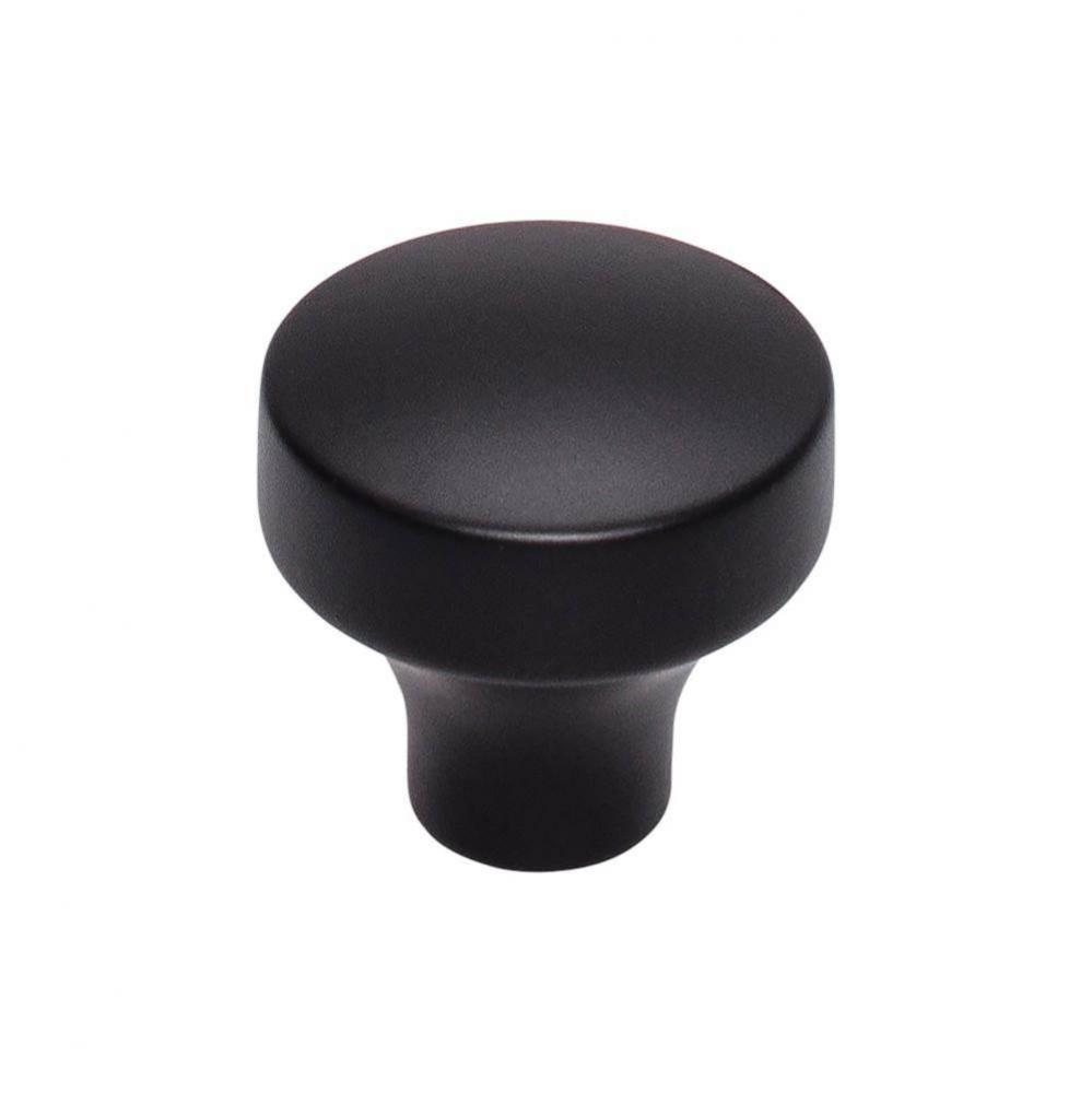 Kinney Knob 1 1/4 Inch Flat Black