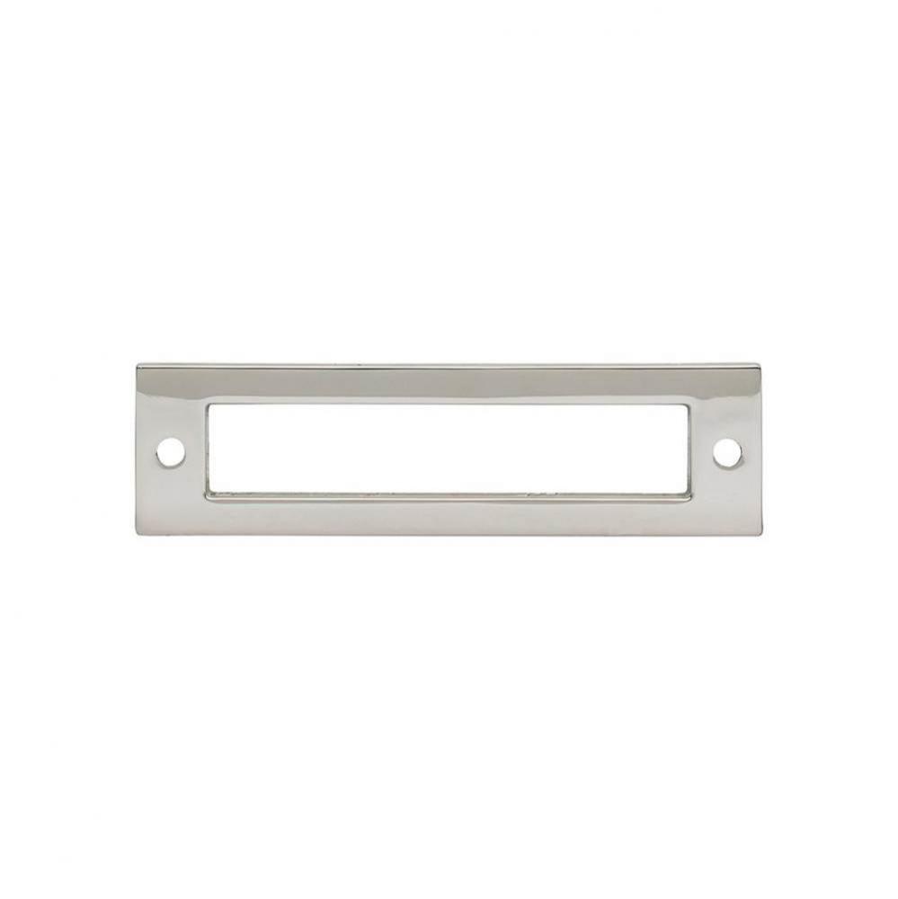 Hollin Backplate 3 3/4 Inch Polished Nickel