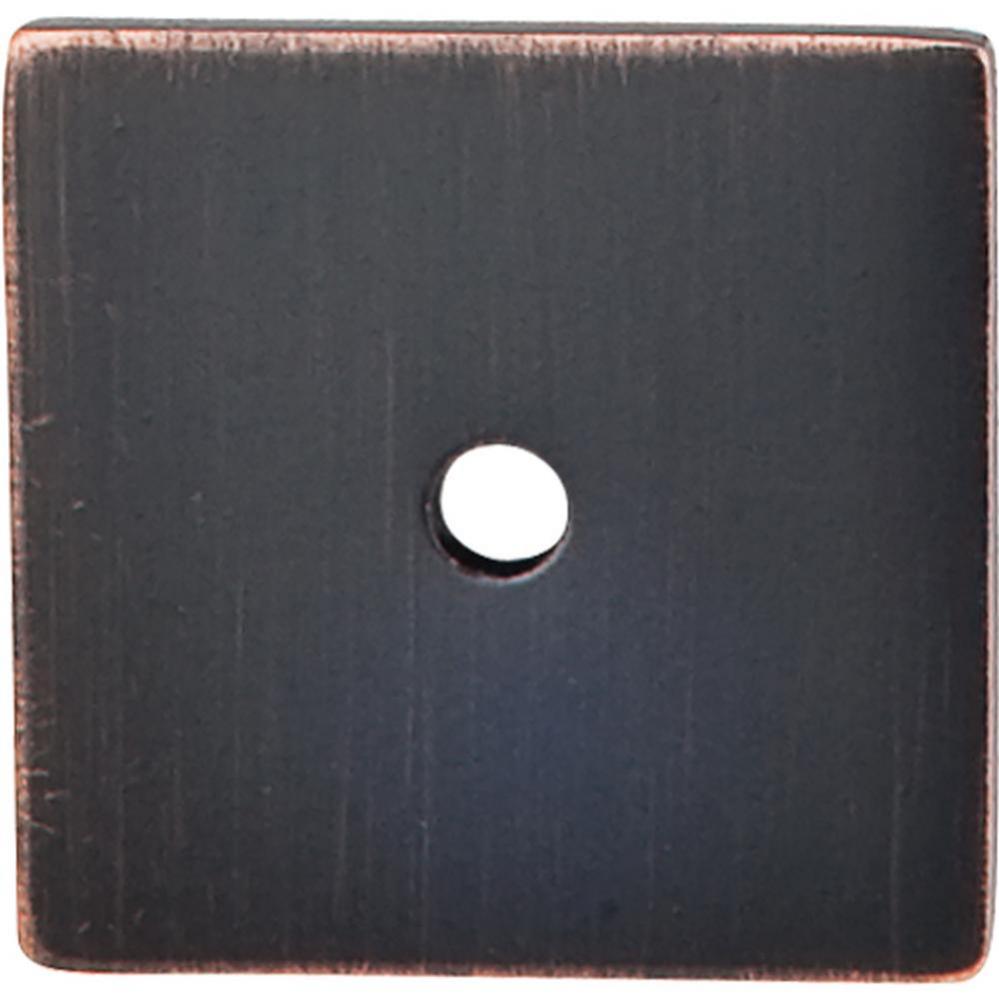 Square Backplate 1 1/4 Inch Tuscan Bronze