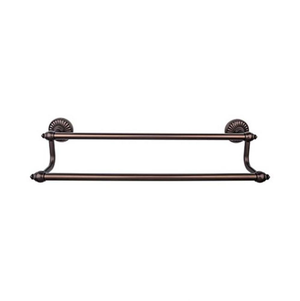 Tuscany Bath Towel Bar 24 Inch Double Oil Rubbed Bronze