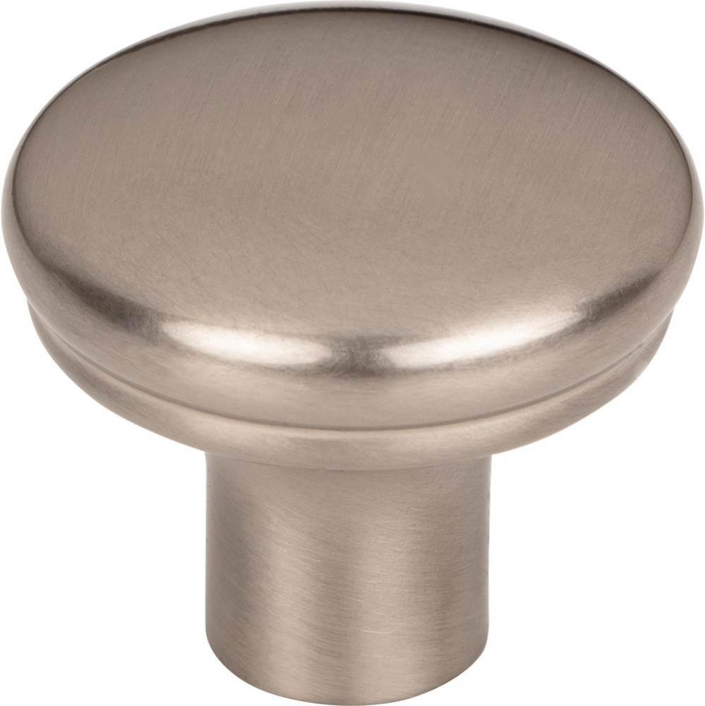 Julian Knob 1 1/8 Inch Brushed Satin Nickel
