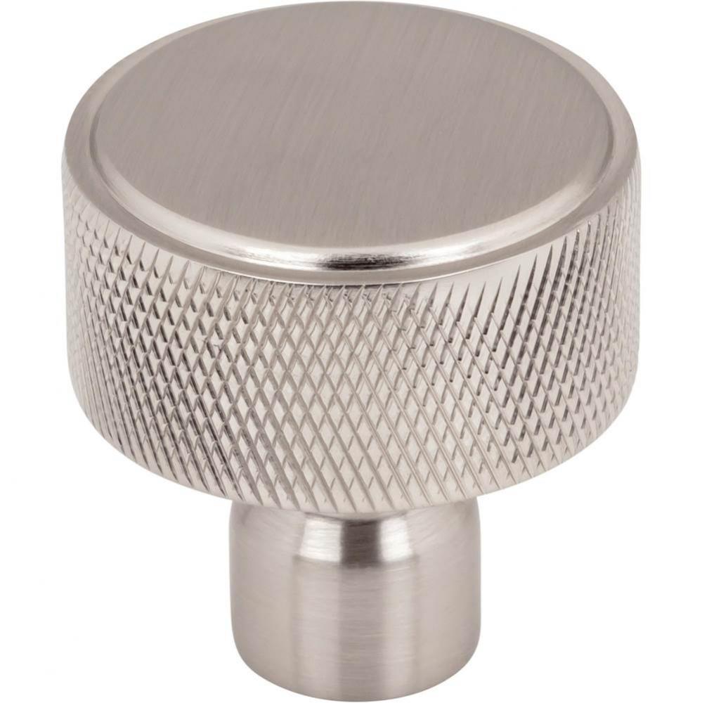 Garrison Knob 1 1/4 Inch Brushed Satin Nickel