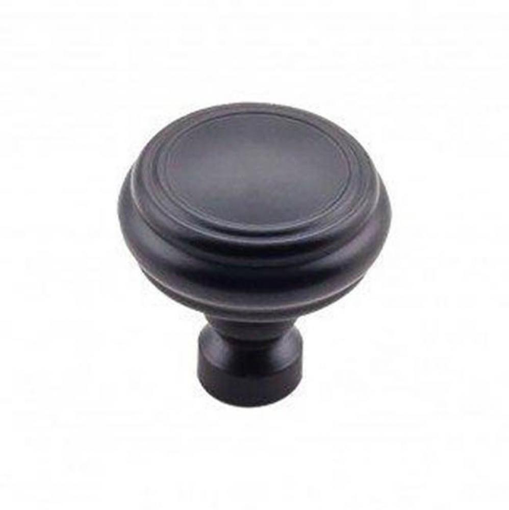 Brixton Rimmed Knob 1 1/4 Inch Flat Black