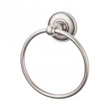 Top Knobs ED5APD - Edwardian Bath Ring Plain Backplate Antique Pewter