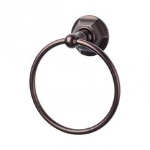 Top Knobs ED5ORBB - Edwardian Bath Ring Hex Backplate Oil Rubbed Bronze