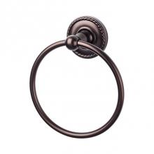 Top Knobs ED5ORBF - Edwardian Bath Ring Rope Backplate Oil Rubbed Bronze
