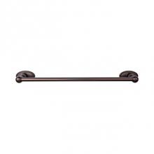 Top Knobs ED8ORBC - Edwardian Bath Towel Bar 24 In. Single - Oval Backplate Oil Rubbed Bronze