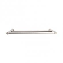 Top Knobs HOP11BSN - Hopewell Bath Towel Bar 30 Inch Double Brushed Satin Nickel