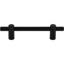 Top Knobs TK3252BLK - Dempsey Pull 3 3/4 Inch (c-c) Flat Black