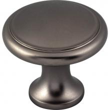 Top Knobs M2196 - Ringed Knob 1 1/8 Inch Ash Gray