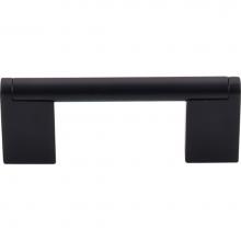 Top Knobs M1054 - Princetonian Bar Pull 3 Inch (c-c) Flat Black