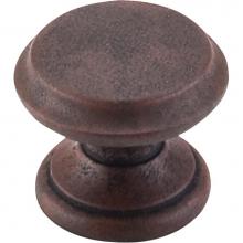 Top Knobs M1231 - Flat Top Knob 1 3/8 Inch Patina Rouge