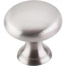 Top Knobs M1310 - Asbury Mushroom Knob 15/16 Inch Brushed Satin Nickel