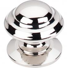 Top Knobs M1324 - Empress Knob 1 3/8 Inch Polished Nickel