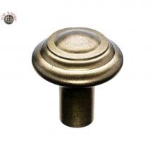 Top Knobs M1471 - Aspen Button Knob 1 1/4 Inch Light Bronze