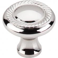 Top Knobs M1585 - Swirl Cut Knob 1 1/4 Inch Polished Nickel