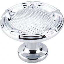 Top Knobs M1618 - Ribbon and Reed Knob 1 1/4 Inch Polished Chrome