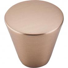 Top Knobs M1677 - Cone Knob 1 1/16 Inch Brushed Bronze