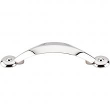 Top Knobs M1726 - Angle Pull 3 Inch (c-c) Polished Nickel
