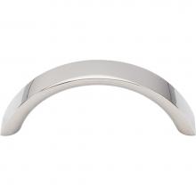 Top Knobs M1737 - Crescent Pull 3 Inch (c-c) Polished Nickel