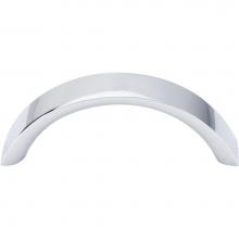 Top Knobs M1738 - Crescent Pull 3 Inch (c-c) Polished Chrome