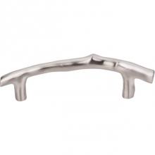 Top Knobs M1960 - Aspen II Twig Pull 3 1/2 Inch (c-c) Brushed Satin Nickel