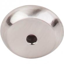 Top Knobs M2023 - Aspen II Round Backplate 7/8 Inch Brushed Satin Nickel