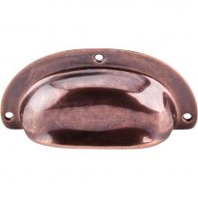 Top Knobs M213 - Mayfair Cup Pull 3 3/4 Inch (c-c) Old English Copper