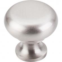 Top Knobs M271 - Flat Faced Knob 1 1/4 Inch Brushed Satin Nickel