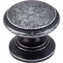 Top Knobs M353 - Ray Knob 1 1/4 Inch Black Iron