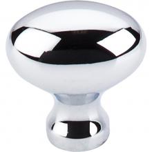 Top Knobs M369 - Egg Knob 1 1/4 Inch Polished Chrome