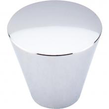 Top Knobs M372 - Cone Knob 1 1/16 Inch Polished Chrome