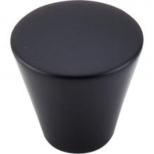 Top Knobs M373 - Cone Knob 1 1/16 Inch Flat Black