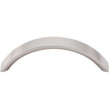 Top Knobs M394 - Crescent Pull 3 3/4 Inch (c-c) Brushed Satin Nickel