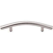 Top Knobs M534 - Curved Bar Pull 3 3/4 Inch (c-c) Brushed Satin Nickel