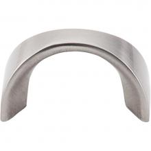Top Knobs M552 - Crescent U-Pull 1 1/4 Inch (c-c) Brushed Satin Nickel