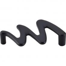 Top Knobs M563 - Squiggly Pull 3 3/4 Inch (c-c) Flat Black