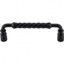 Top Knobs M671 - Twisted Bar Pull 6 Inch (c-c) Patina Black
