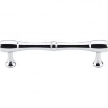 Top Knobs M721-96 - Nouveau Bamboo Pull 3 3/4 Inch (c-c) Polished Chrome