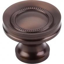 Top Knobs M755 - Button Faced Knob 1 1/4 Inch Oil Rubbed Bronze