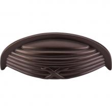 Top Knobs M940 - Ribbon and Reed Cup Pull 3 Inch (c-c) Oil Rubbed Bronze