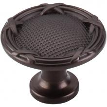 Top Knobs M943 - Ribbon and Reed Knob 1 1/4 Inch Oil Rubbed Bronze
