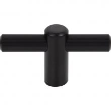 Top Knobs TK3251BLK - Dempsey T-Knob 2 1/2 Inch Flat Black