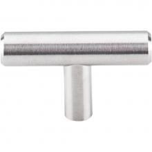 Top Knobs SS1 - Solid T-Handle 2 Inch Brushed Stainless Steel