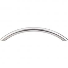 Top Knobs SS15 - Solid Bowed Bar Pull 5 1/16 Inch (c-c) Brushed Stainless Steel