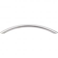 Top Knobs SS16 - Solid Bowed Bar Pull 6 5/16 Inch (c-c) Brushed Stainless Steel