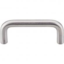 Top Knobs SS30 - Bent Bar (10mm Diameter) 3 Inch (c-c) Brushed Stainless Steel