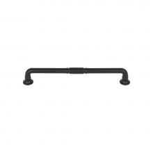 Top Knobs TK1005BLK - Kent Pull 7 9/16 Inch (c-c) Flat Black