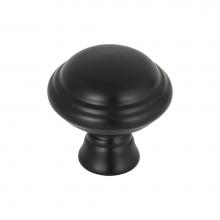 Top Knobs TK1020BLK - Henderson Knob 1 1/4 Inch Flat Black
